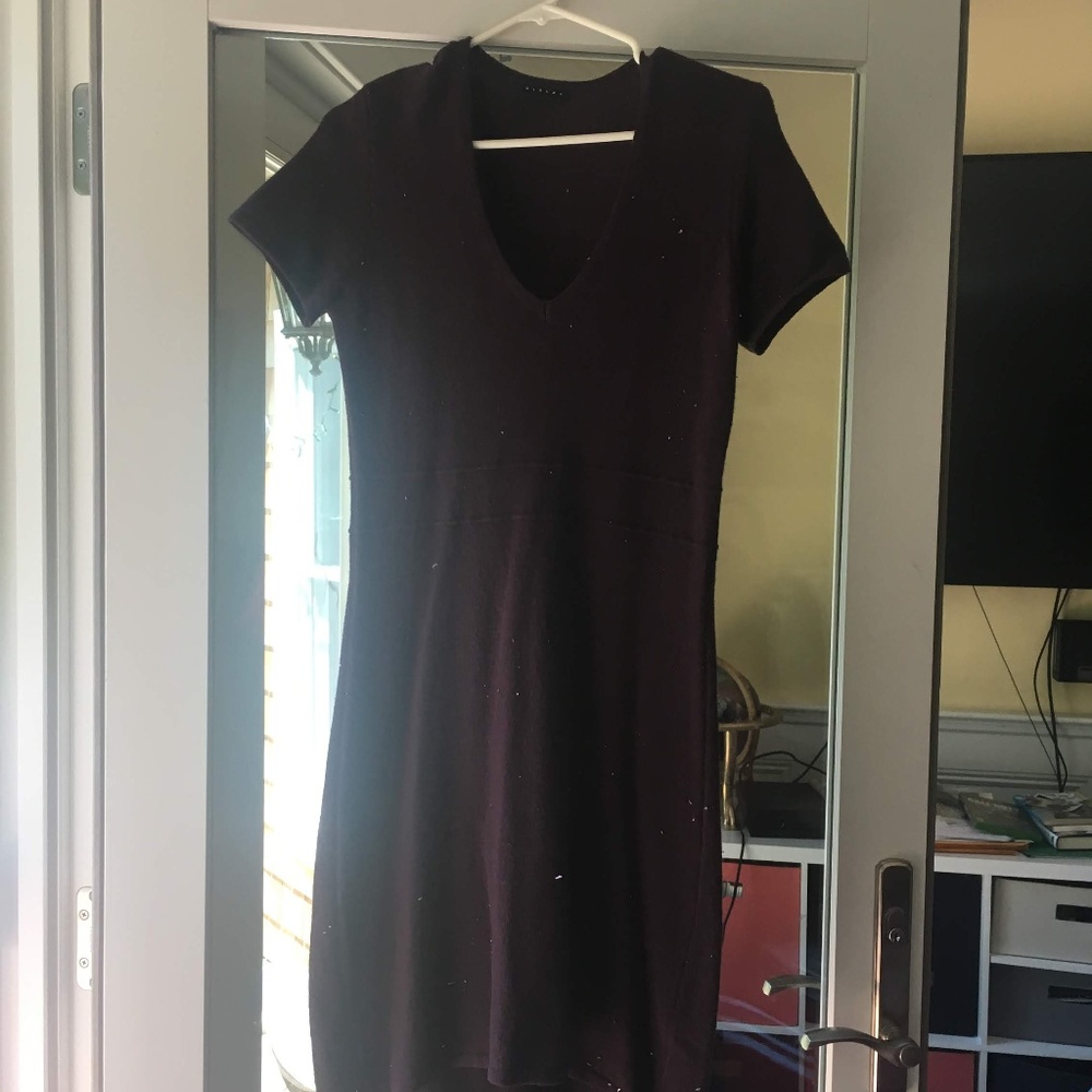Sisley Black T Shirt dress
